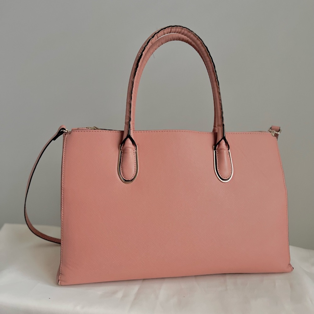 H&M Dusty Pastel Pink large tote purse